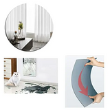 AcryLux Large Round & Oval Acrylic Wall Mirror – Safe, Flexible & Modern