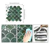 TileXpert Self-Adhesive 3D Wall Stickers – Waterproof & Heat-Resistant PVC Tile Decals for Kitchen & Bathroom