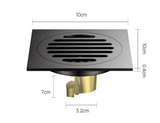 AquaShield Square Stainless Steel Floor Drain – Odor-Free Shower Drain for Modern Bathrooms