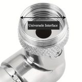 AquaTwist HydroFlow 4-Mode Swivel Kitchen Faucet – 360° Rotating Pull-Control Sink Mixer with Waterfall, Spray & Pressure Stream