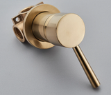 Dual Function Shower Mixer Valve Black Chrome – Concealed Brass Hot Cold Control | Diverter Valve | Modern Bathroom Fixture