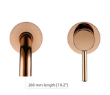 Modern Wall Mounted Dual Hole Bathroom Faucet