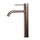 Aurelia Luxury Bathroom Faucet – Brushed Rose Gold | Tall Design with Hot & Cold Water Control