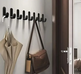 FlexiGrip 6-Pack Self-Adhesive J-Hooks – Strong Waterproof Hooks for Bathroom, Kitchen & Home