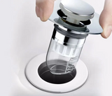 CleanSeal ProFlow Universal Pop-Up Drain Stopper & Hair Catcher – 2-in-1 Anti-Clog Sink, Shower & Bathtub Drain Filter