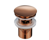 RoseFlow Luxury Rose Gold Pop-Up Bathroom Sink Drain – Solid Brass Stopper with Corrosion Protection