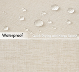 AquaScallop Luxury Shower Curtain – Waterproof Design with Elegant Scalloped Edge