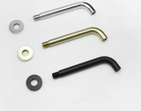Wall-Mounted Sink Spout in Solid Brass – Modern Replacement Outlet in Multiple Length Options