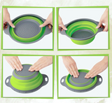FlexiDrain – Collapsible Silicone Washing & Draining Basket