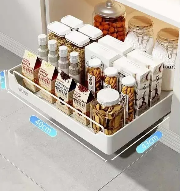 KlimPaws SlideRack – Pull-Out Kitchen Organizer with Smooth Rails