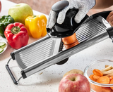 Adjustable Mandoline Slicer Stainless Steel PrecisionCut – Vegetable Cutter & Chopper | Even Slices | Fast Food Prep Tool