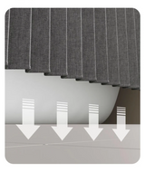 MagnaFold Foldable Magnetic Shower Curtain – Waterproof Curtain for Walk-In Showers