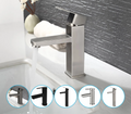 Matte Black Bathroom Sink Faucet with Single Handle Hot and Cold faucet