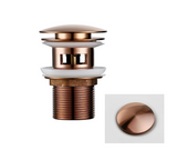 LuxePop Pop-Up Drain Stopper – Elegant Bathroom Sink Solution in Black, Gold & Rose Gold