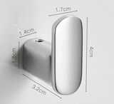 ChromeGrip Self-Adhesive Wall Hooks – Heavy-Duty Brass Hooks for Bathroom, Kitchen, Entryway & Bedroom