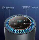 AromaBreathe Mini Air Purifier – H13 HEPA, UV Sterilization, Negative Ions & Aromatherapy | Ideal for Car, Home & Pets