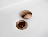 RoseFlow Luxury Rose Gold Pop-Up Bathroom Sink Drain – Solid Brass Stopper with Corrosion Protection