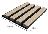 OakSilence Flexible Acoustic Wall Panel – Modern Oak Finish Sound Absorption Panel (0.83 in Thick)
