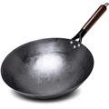 ForgePro – Hand-Forged Pure Iron Wok with Wooden Handle