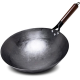 ForgePro – Hand-Forged Pure Iron Wok with Wooden Handle