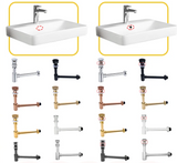 AquaStop Brass Odor-Sealing Sink Drain & Pop-Up Trap Set – Premium Bathroom & Vanity Drain Kit