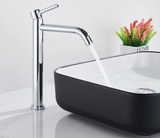 Modern Bathroom Sink Faucet in Black or Gold Finish – Single Handle Basin Mixer for Hot and Cold Water