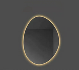 Lumora Irregular-Shaped LED Bathroom Mirror – Touchscreen Control & Smart Lighting