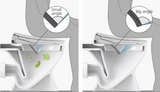 SmartSense AutoLift Pro Square Smart Bidet Seat – Hands-Free Lid, Heated Seat, Warm Wash & Dry, LCD Control Toilet Upgrade