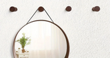 WalnutElegance Traditional Handmade Wall Hooks– 1 to 6 Walnut Wood Hooks for Jackets, Hats & Decor