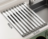 FlexiRack Adjustable Stainless Steel Over-the-Sink Dish Drying Rack