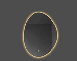 Lumora Irregular-Shaped LED Bathroom Mirror – Touchscreen Control & Smart Lighting