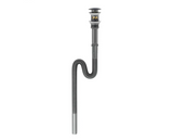 FlexiDrain Universal Pop-Up Sink Drain – Telescopic Anti-Odor Brass Drain & Trap Set for Kitchen & Bathroom