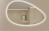 Luminaire Irregular LED Bathroom Mirror – Smart Touch, Creative Backlit Design