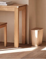 EcoPress Wooden Trash Bin with Lid – Large, Stylish Wastebasket for Home, Office & Modern Living