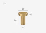 ForgeLuxe Handcrafted Solid Brass Cabinet Handle – Hammered Finish in Matte Gold & Antique Bronze (5.04 in)