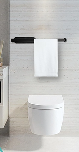 Stick & Grip No-Drill Adhesive Paper Towel & Toilet Roll Holder – Space-Saving Wall Organizer for Kitchen & Bathroom