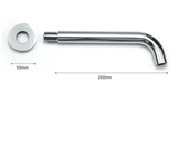 Wall-Mounted Sink Spout in Solid Brass – Modern Replacement Outlet in Multiple Length Options
