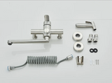 AquaPro DuoJet 360 Wall faucet – Stainless Steel Swivel Kitchen & Bathroom Faucet with Pull-Out Spray