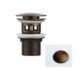 LuxePop Pop-Up Drain Stopper – Elegant Bathroom Sink Solution in Black, Gold & Rose Gold