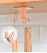 SpinHook360 – Rotating Adhesive Hook Organizer for Kitchen & Bath