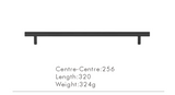 Nurlin T-Bar Brass Handle – Extra Long & Modern for Cabinets, Drawers & Refrigerators