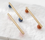 NordicLux Marble & Brass Cabinet Handles – Elegant Drawer & Cabinet Knobs in Scandinavian Design