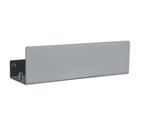 Matte Black Aluminum Wall Shelf Organizer with Hooks – Bathroom Storage Rack | Space Saving | Rustproof Design