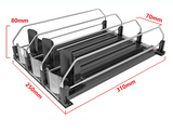 CoolSlide Automatic Beverage Organizer – Adjustable Can Storage for Fridge & Kitchen
