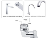 1080° Rotating Faucet Extender Universal – Dual Mode Sprayer Attachment | Flexible Robot Arm | Water Saving Upgrade