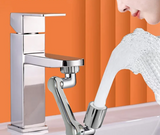 FlexFlow 1080° Swivel Faucet Extender – Water-Saving Multi-Angle Tap Nozzle for Kitchen & Bathroom