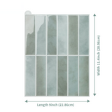 TileFlex 3D Wall Tiles – Self-Adhesive Waterproof Wall Stickers with Resin Surface