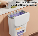 EcoBin Kitchen & Bathroom Wall Trash Can – 8.5L / 12L with Lid – Space-Saving Bin for Cabinets, Under-Sink & Compost