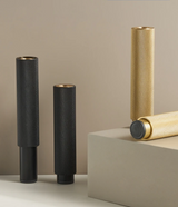 LuxGrip Brass Furniture Legs – Adjustable Brass Cabinet & Table Feet with Diamond Knurling