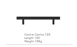 Nurlin T-Bar Brass Handle – Extra Long & Modern for Cabinets, Drawers & Refrigerators